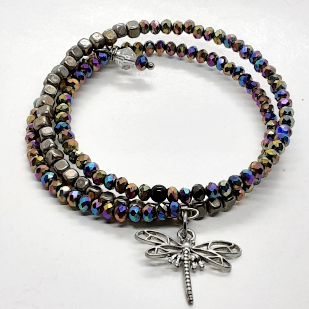 2.5 times wrap memory wire bracelet.